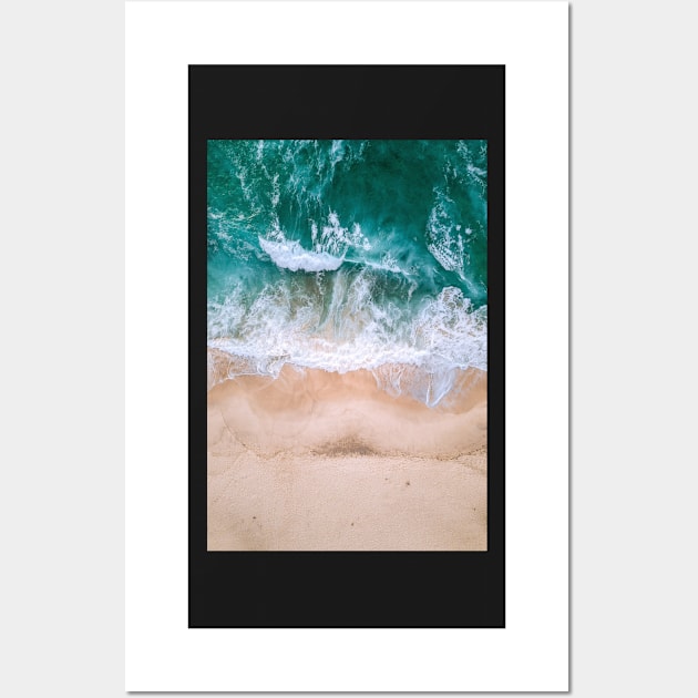 Ocean beach - Aesthetic Wall Art by Ravensdesign